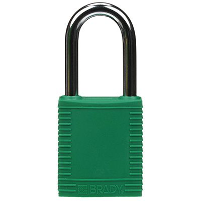 Lockout Brady Green - With Key - 6 Pack