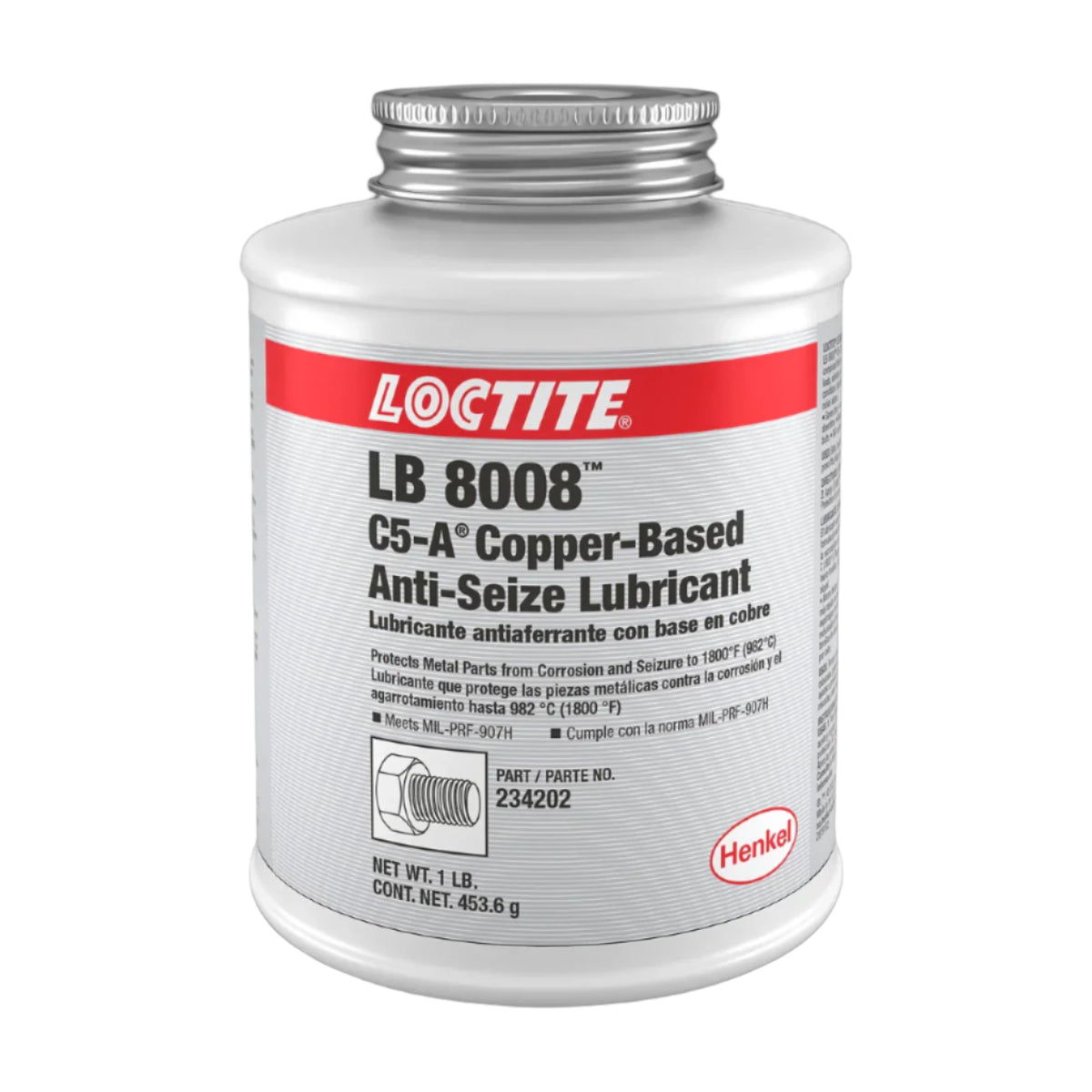 Loctite LB 8008 Copper Based Anti Seize 16oz.