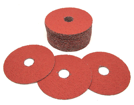 Badger Xtreme 4 1/2 x 7/8 Fiber Discs - 24 Grit - Box of 25
