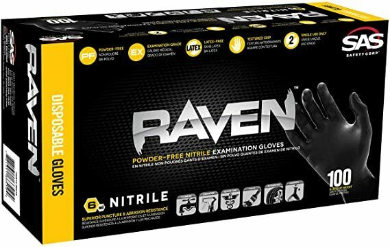 Raven Black Nitrile - Small - order by the box